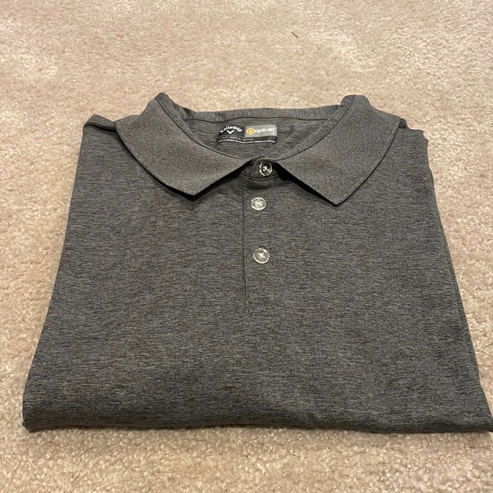 Callaway opti-dry charcoal polo